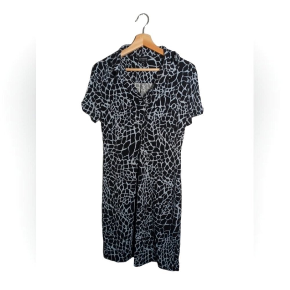 Enfocus studio black and blue dress
